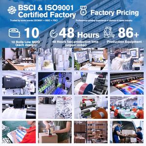 Rouleau d'autocollants personnalisés pour journal, ruban adhésif PET Washi pour <span class=keywords><strong>scrapbooking</strong></span>, fournitures de loisirs créatifs, autocollants pré-coupés, ensemble de rouleaux de ruban adhésif PET - Product Image 6