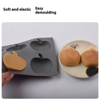 Moule de pomme en Silicone résistant aux hautes températures bricolage cristal chute bonbons fromage chocolat Biscuit moule pour outils de gâteau