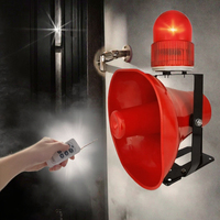 Lampu Peringatan Strobo LED Industri 50W dengan Sensor Gerak Klakson Suara, Sistem Alarm untuk Kendaraan, Keamanan Konstruksi Gudang