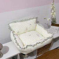 Großhandel Luxuriöses Klassisches Katzenbett Höhlenbett für Hunde Hochwertig Komfortabel Superweich Tragbar Baumwollfüllung Waschbar Für Alle Jahreszeiten