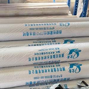 <span class=keywords><strong>Membrana</strong></span> Impermeable de PVC de Alta Calidad, Lámina de Cloruro de Polivinilo Resistente a los Rayos UV <span class=keywords><strong>para</strong></span> Impermeabilización de <span class=keywords><strong>Techos</strong></span> y Sótanos - Product Image 6