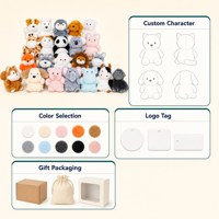Porte-clés en peluche mini animal mignon, poupée chiot lapin Kawaii, pendentif de sac doux et moelleux, jouet en peluche, cadeau pour filles, décoration de sac à dos