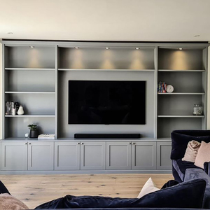 Parete Tv da 85 ''Nordic moderno vetrina mobili da soggiorno con retroilluminazione - Product Image 4