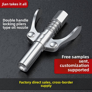 לחץ גבוה שמן זרבובית משאבת רכב מזרק 6000 psi נירוסטה אקדח 1/8 גודל 30 ס "מ צינור קופלר - Product Image 4