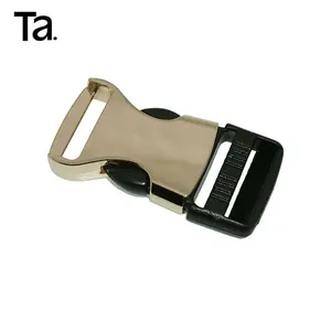 TANAI metal& plastic side release buckle safety Plastic Buckles Side Quick Release breakaway release buckles for pet collars