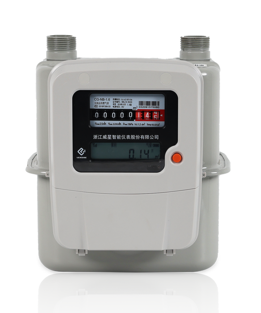 VIEWSHINE D-GR Series NB-IoT Diaphragm Gas Meter Wireless LTE/GPRS/NFC Cloud-Based Remote Management & Leak Detection Alerts