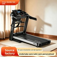 Caminadora Eléctrica Plegable Portátil para Uso Doméstico, Compacta, para Ejercicio en Interiores, con Velocidad Ajustable y Múltiples Programas de Ejercicio