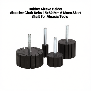 TTAKE Rubber Sleeve Holder <b>Abrasive</b> Cloth Belts 15x30 Mm 6 Mm Shaft For <b>Abrasive</b> <b>Tools</b> - Product Image 2