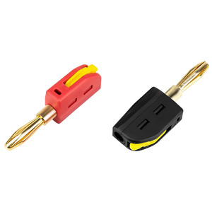 Terminal de conector banana de cobre de conexión rápida de 32A y 4mm, Conector de altavoz de alto rendimiento - Product Image 3