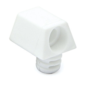<b>White</b> nylon trapezoidal direct mount <b>bracket</b> assembly - Product Image 1