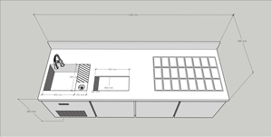 Mostrador de Té con Leche de Acero Inoxidable para Tienda de Té de Burbujas Móvil, el Más Popular - Product Image 3