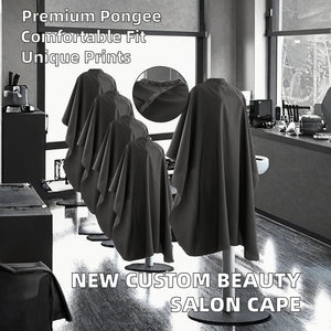 Nouvelle Arrivée – Capes de Barbier et de Coiffeur en Polyester à Boutons-Pression, Confortables et Personnalisables, de Haute Qualité, pour Salons de Beauté et Barbiers - Product Image 2
