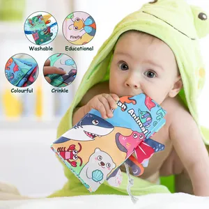 Mainan bayi terbaik buku kain bayi EN71 ASTM mainan grosir OEM