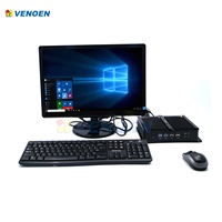 Unidad de sistema de escritorio Intel i7 integrada, ordenador industrial sin ventilador de montaje en pared Mimi, Mini PC con precio competitivo