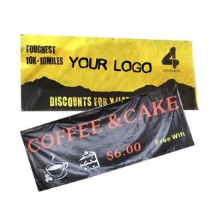 Lona de Poliéster Impermeable Portátil de Alta Calidad, Impresión Digital, Lona de Vinilo para Publicidad Exterior con Malla para Cercas - Product Image 1