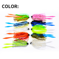 10 pièces/lot jupes en Silicone leurre élastique trou parapluie jupes accessoires de pêche Buzzbaits Spinner Buzz appât