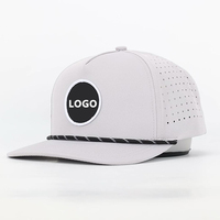 Type de timbre rond personnalisé Logo Chapeau de sport unisexe de haute qualité Chapeau à 5 panneaux Casquette de baseball de golf Quatre saisons