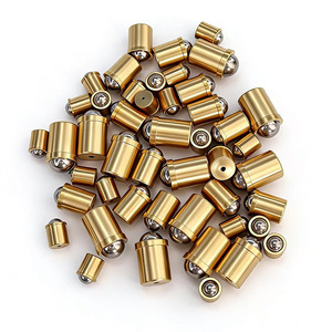 Fornitura di Fabbrica di Perni a Sfera in Ottone M3 M4 M5 M6 M8 - M12 con Collare Piatto a Pressione, Caricati a Molla, <span class=keywords><strong>per</strong></span> Attrezzature di Automazione CNC - Product Image 2