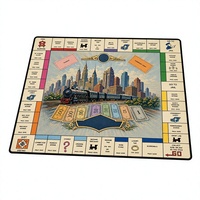 Tapis de jeu de table personnalisé 3 x 6 pieds, sublimation couleur intégrale, pour poker, en tissu polyester avec base en caoutchouc, idéal pour les soirées de jeu