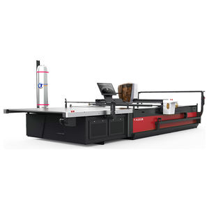 Machine de découpe de tissu tricoté en denim, vêtement multicouche CNC, veste en duvet, sous-vêtement, gant - Product Image 1