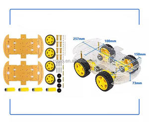 <span class=keywords><strong>Kit</strong></span> de châssis de voiture <span class=keywords><strong>robot</strong></span> intelligent 4WD Carte de développement de voiture - Product Image 2