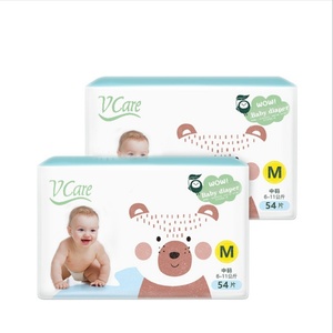 China Supplier's Ultra Soft Breathable Nonwoven Baby Diapers 3-D Leak Prevention <b>Magic</b> <b>Tape</b> Customized Bulk Nappies Low Price - Product Image 5