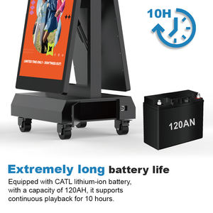 Schermo Smart per esterni 43 55 pollici 1920x1080 per dispositivi mobili <span class=keywords><strong>Android</strong></span> 9.0 2000nits Monitor Lcd ad alta luminosità - Product Image 5