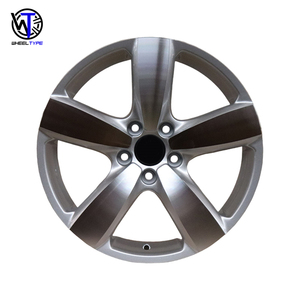 Jantes forgées 16 17 18 19 20 21 22 pouces PCD 5x112 ET <span class=keywords><strong>43</strong></span> Cinq branches Argentées en alliage d'aluminium forgé pour voiture - Product Image 1