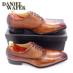Zapatos Oxford de Lujo Personalizados al por Mayor para Hombre, Zapatos de Brocado para Bodas y Fiestas, Zapatos Formales de Diseñador con Función de Aumento de Altura - Product Image 4
