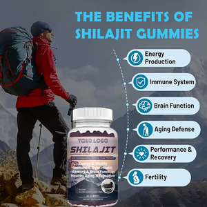 Gomitas de Shilajit Orgánico con Miel de Manuka Endulzada, Fórmula Limpia, Ácido Fúlvico y Húmico Natural, Mejora la Memoria y el Sueño, 60 Unidades, Herbal - Product Image 5