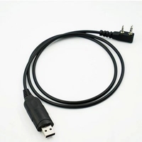 Cable USB K-Head para Walkie Talkie Bao Feng, Radio Portátil, Modulador de Frecuencia, Software para Escribir Líneas de Frecuencia para un Rendimiento Óptimo