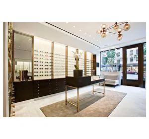 Luxurious Customized Sunglasses Display Rack / wall mounted sunglass display cabinet
