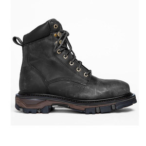 <span class=keywords><strong>Stivali</strong></span> Alti da <span class=keywords><strong>Donna</strong></span> in Vera Pelle con Punta in Acciaio - Traspiranti e Antiscivolo per Uso in Fabbrica, <span class=keywords><strong>Stivali</strong></span> di Sicurezza per Lavoro per Inverno, Primavera e Autunno - Product Image 5