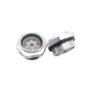 <span class=keywords><strong>Vis</strong></span> en alliage d'aluminium dans le grand miroir d'huile hexagonal miroir d'observation à fenêtre d'huile filetage impérial surface de miroir en verre trempé - Product Image 2