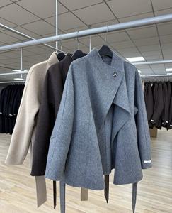 Nouveau Manteau Trench en <span class=keywords><strong>Laine</strong></span> pour Femme, Collection Hiver 2026 Printemps, Élégant Manteau en Cachemire, Manteau Trench Luxueux pour Femme - Product Image 3