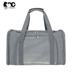 Muestra gratuita, bolsa de transporte plegable, transpirable y de gran capacidad para mascotas, para perros y gatos pequeños y medianos. - Product Image 3