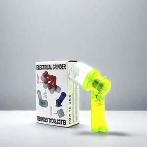 Nouveau moulin à herbes électrique miniature en plastique durable avec poignée, logo personnalisé, broyeur à tabac portable avec emballage en boîte unique - Product Image 2