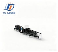 Découpeuse laser à fibre semi-automatique 6000W CE 6055 à 3 mandrins à faible coût pour tubes d'équipements de fitness domestiques