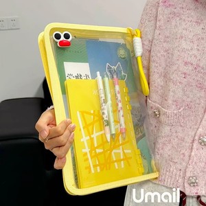 กระเป๋าใส่เอกสาร A4 แบบใส ความจุขนาดใหญ่ กระเป๋าเก็บของไนลอนแบบมีซิป สำหรับหนังสือเรียนและเครื่องเขียนของนักเรียน - Product Image 4