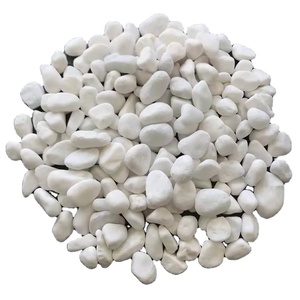 Pietra decorativa di pietra bianca come la neve di alta qualità del giardino di ciottoli - Product Image 4