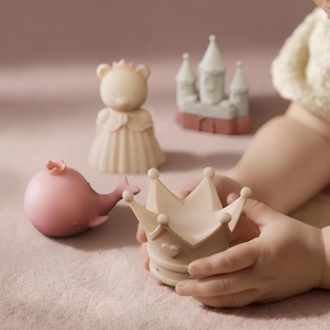 Grand ensemble de jouets de bain en silicone Princesse 2026, 8 pièces pour tout-petits, enfants et bébés, jouets aquatiques pour baignoire, jouets de <span class=keywords><strong>piscine</strong></span> souples et faciles à saisir - Product Image 4