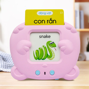 Việt Nam Tiếng anh song ngữ giáo dục sớm ngôn ngữ Kiến Thức thiết bị đồ chơi tương tác thông minh nói chuyện thẻ flash máy - Product Image 4