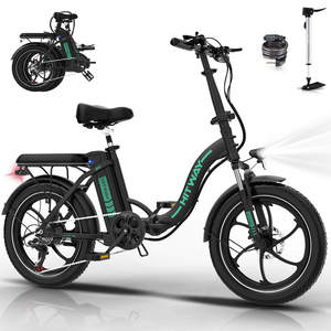 <span class=keywords><strong>Vélo</strong></span> pliant <span class=keywords><strong>électrique</strong></span> <span class=keywords><strong>HITWAY</strong></span> BK6SL 250W pour batterie lithium 36V, Shimano 7 vitesses, alliage d'aluminium, pneus plats de 20 pouces, certifié CE - Product Image 1