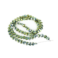 Perles en hématite multicolores en forme de cœur de 6 mm, petites perles dorées, marque XM, pour la fabrication de bijoux et les bijoux en pierres fines