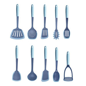 लोकप्रिय गैर-छड़ी रसोई उपकरण प्लास्टिक हाथ-डिजाइन स्पुला सेट केक पकाने के लिए रबर नायलॉन सेट - Product Image 6