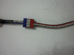 สายคาดศีรษะหนังประดับธงหลากหลายแบบ คริสตัล สายคาดศีรษะธง จากผู้ผลิตขายส่งในอินเดีย - Product Image 4