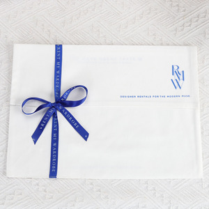High End OEM/ODM Large Custom Logo <b>Printing</b> Cotton Twill Envelope Bag Clothes Scarf Packaging Cotton Dust Pouch - Product Image 3