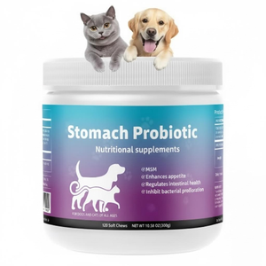 Integratore per Animali Domestici Best Seller, Probiotici in Morbide Compresse per Cani e Gatti - Supporto Digestivo, Migliora la Salute degli Animali - Product Image 1