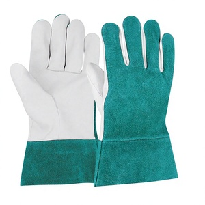 Guantes de Soldadura TIG Industriales de Cuero de Cabra y Vacuno, Resistentes al Calor, Antiestáticos, Antideslizantes, de Alta Calidad y Durabilidad - Product Image 4