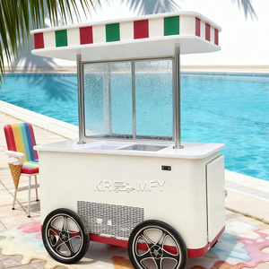 OEM Promotional Fryer <b>Trailer</b> Food Truck Ice Cream Carts Europe Popsicle Vending Van <b>for</b> Sale - Product Image 1